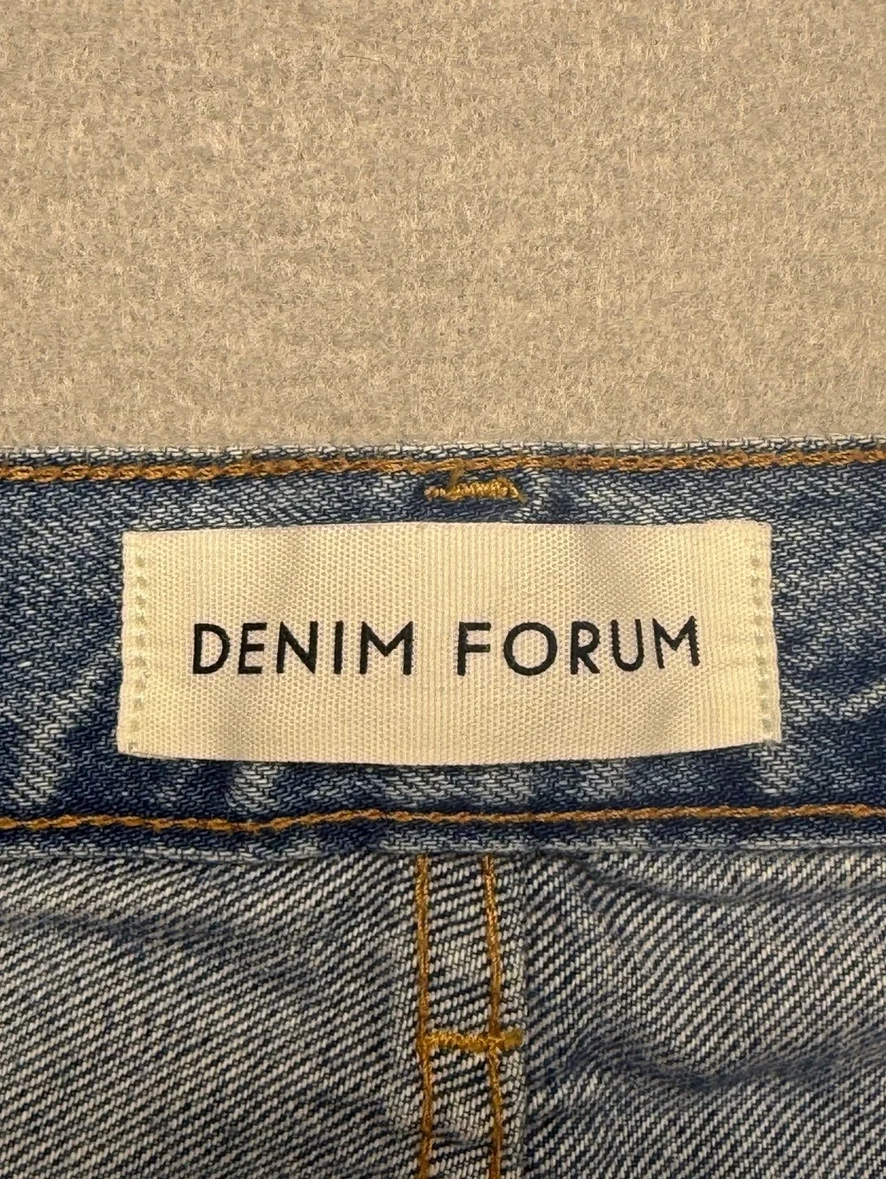 Denim Forum The '90s Halle Skirt Women 29 Light Blue Denim